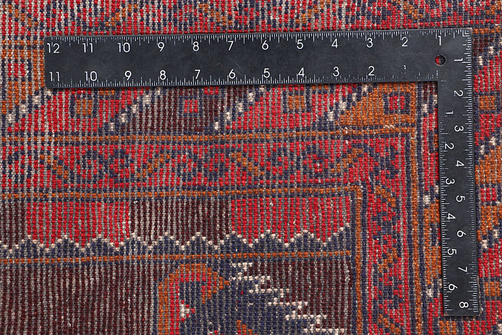 Maroon Baluchi 3' 6 x 6' 6 - No. 64307 - ALRUG Rug Store