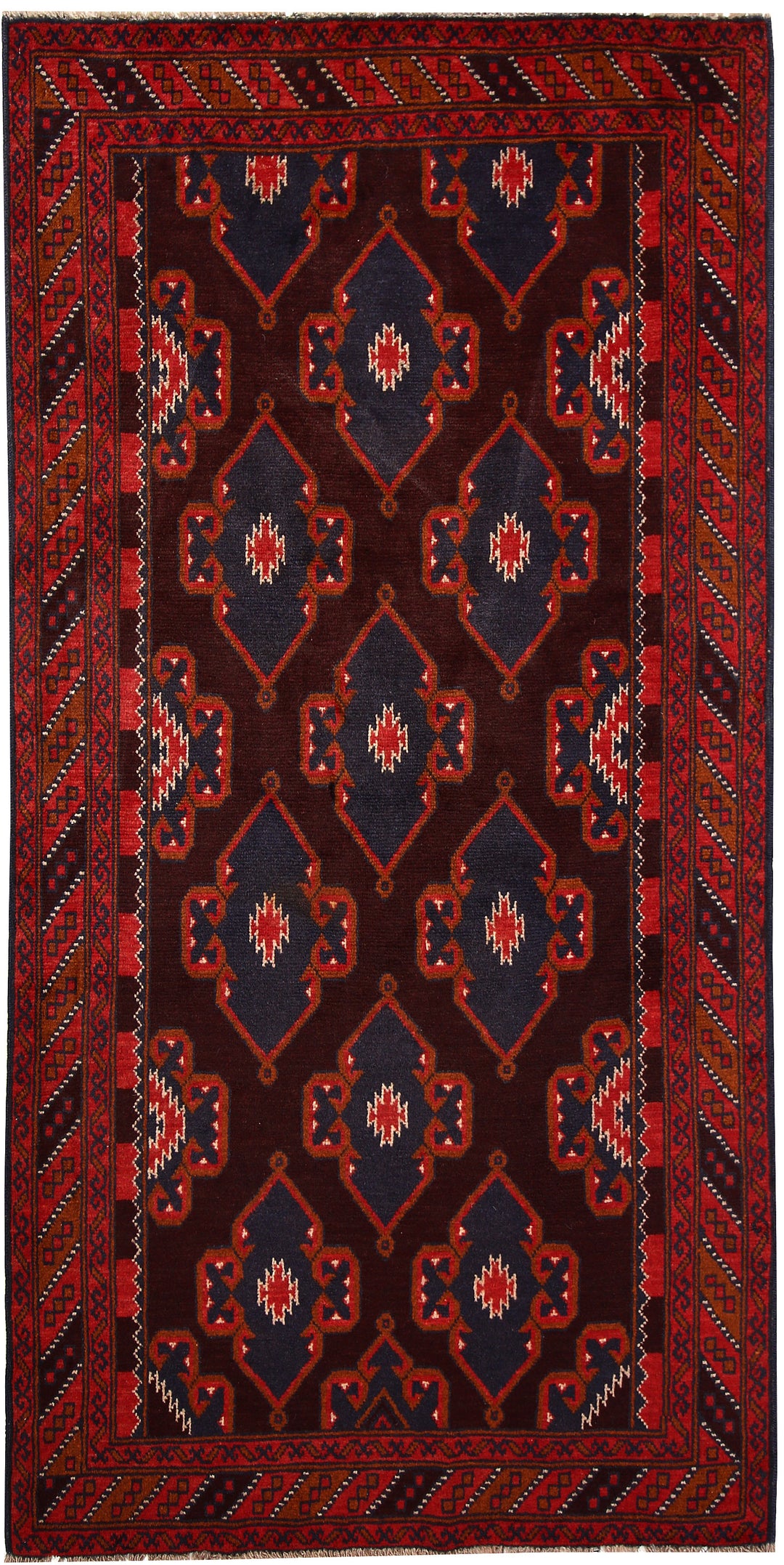 Maroon Baluchi 3' 6 x 6' 6 - No. 64307 - ALRUG Rug Store