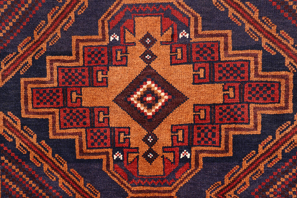 Light Slate Grey Baluchi 3' 3 x 5' 11 - No. 64308 - ALRUG Rug Store