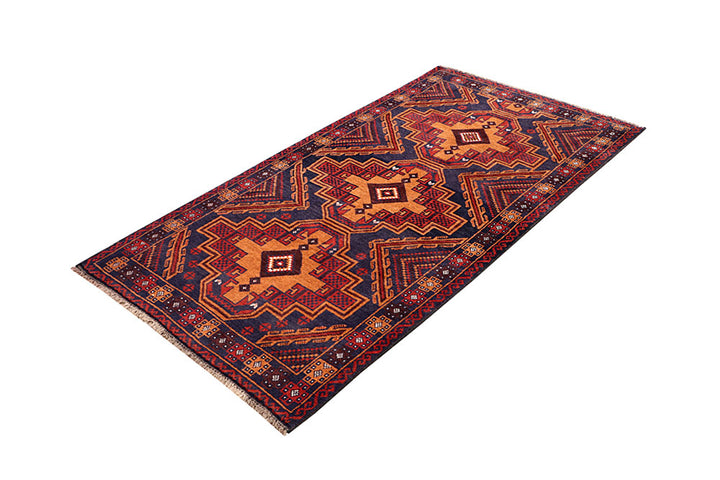 Light Slate Grey Baluchi 3' 3 x 5' 11 - No. 64308 - ALRUG Rug Store