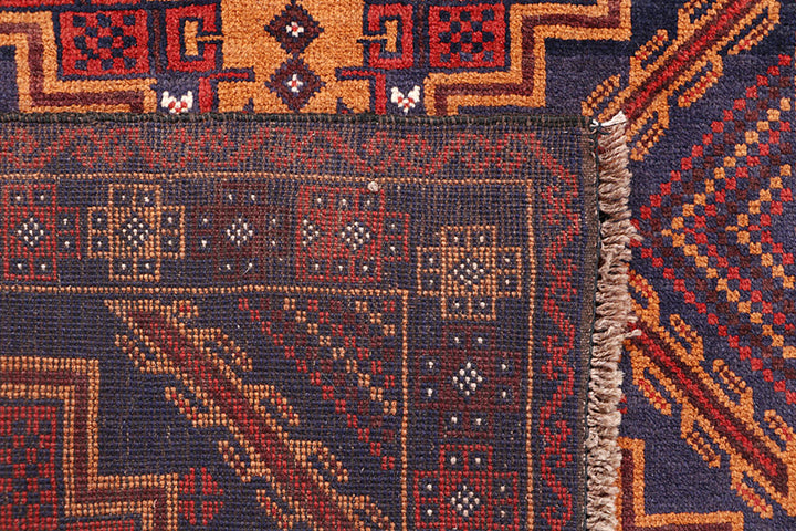 Light Slate Grey Baluchi 3' 3 x 5' 11 - No. 64308 - ALRUG Rug Store