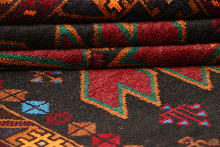 Slate Grey Baluchi 3' 7 x 6' - No. 64310 - ALRUG Rug Store