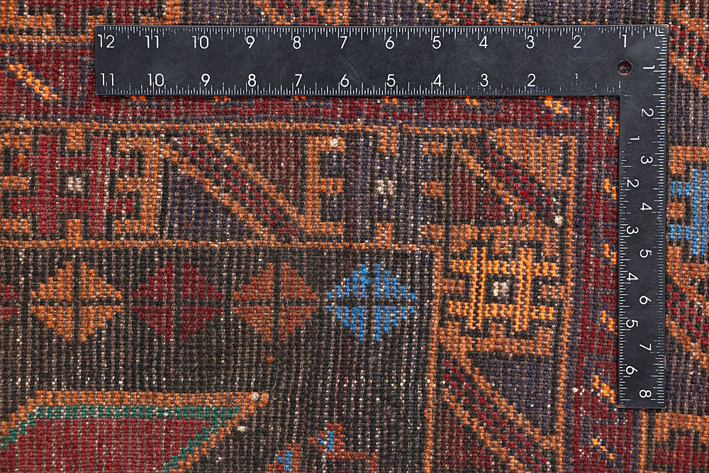 Slate Grey Baluchi 3' 7 x 6' - No. 64310 - ALRUG Rug Store