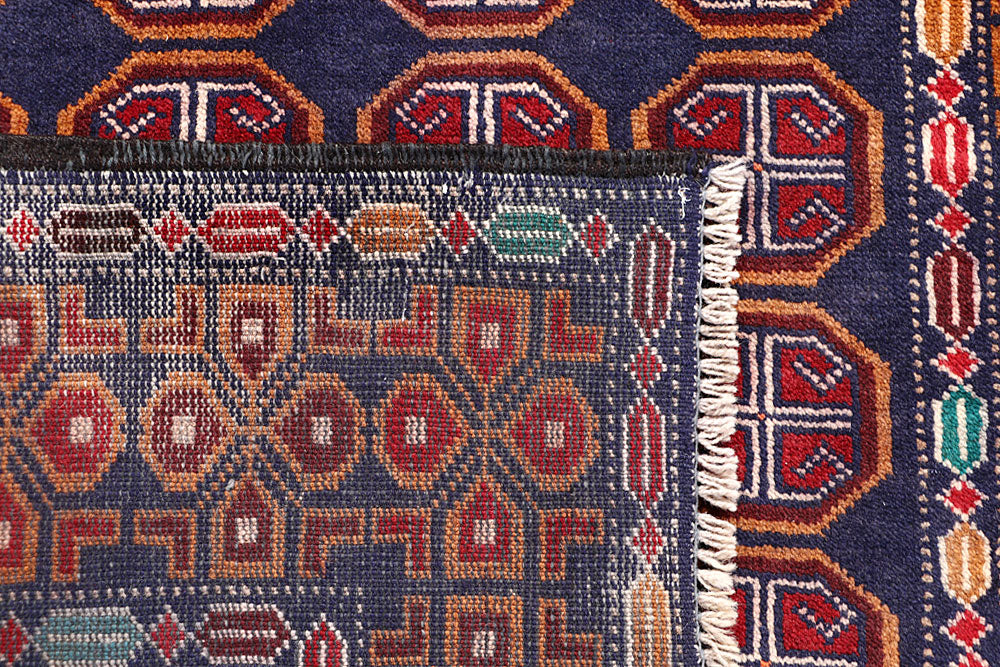 Dark Blue Baluchi 3' 7 x 6' 3 - No. 64311 - ALRUG Rug Store
