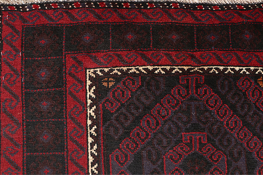 Multi Colored Baluchi 3' 3 x 6' 1 - No. 64312 - ALRUG Rug Store