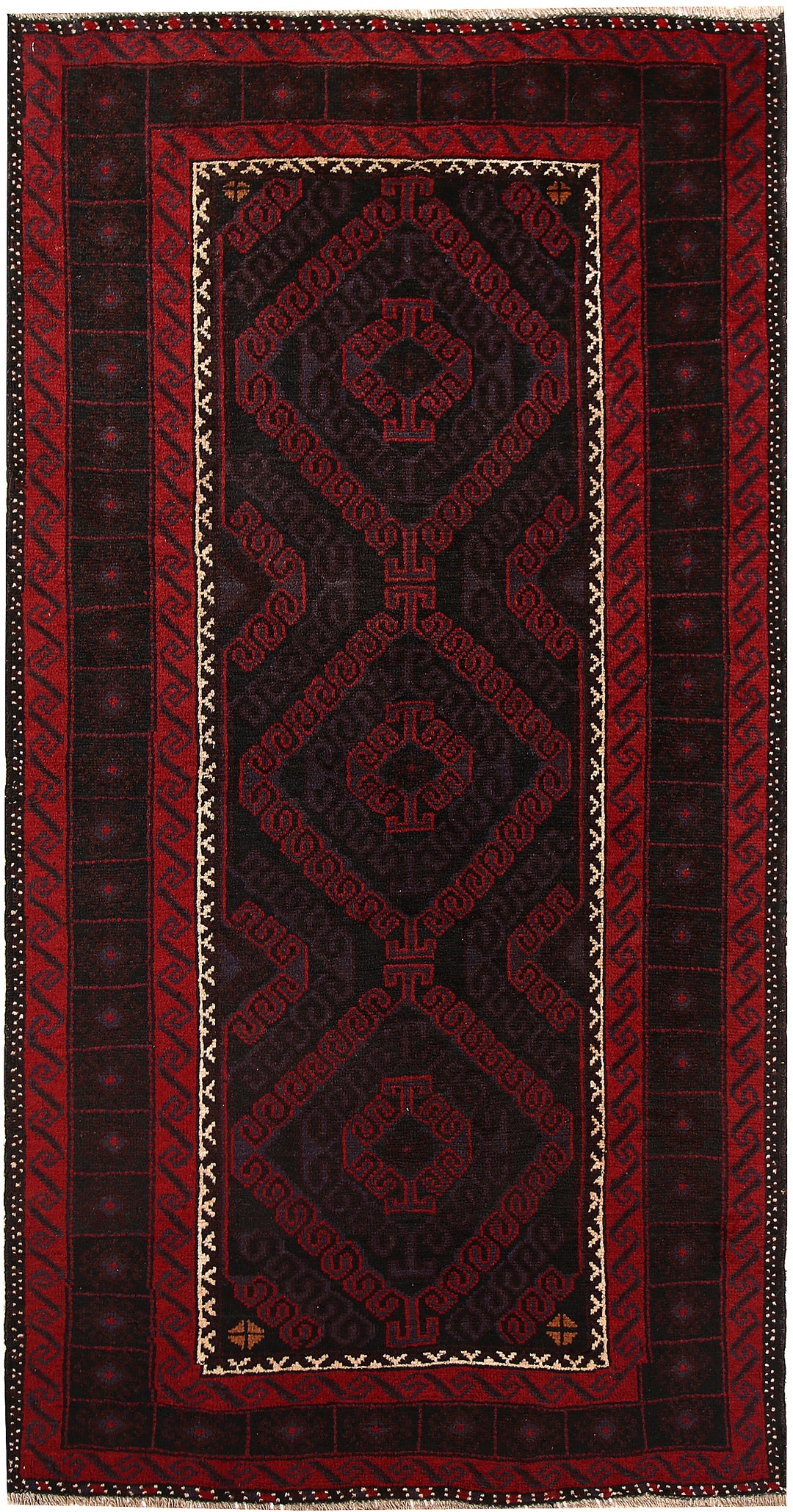 Multi Colored Baluchi 3' 3 x 6' 1 - No. 64312 - ALRUG Rug Store