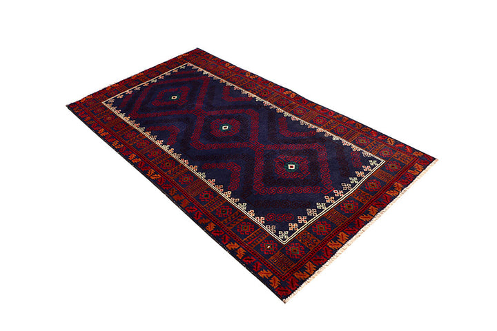 Dark Blue Baluchi 3' 7 x 6' 8 - No. 64314 - ALRUG Rug Store