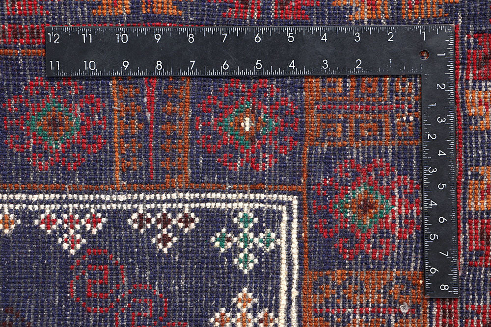 Dark Blue Baluchi 3' 7 x 6' 8 - No. 64314 - ALRUG Rug Store