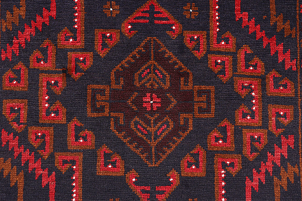 Light Slate Grey Baluchi 3' 7 x 6' 4 - No. 64315 - ALRUG Rug Store