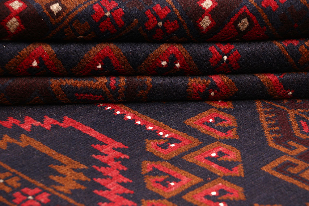 Light Slate Grey Baluchi 3' 7 x 6' 4 - No. 64315 - ALRUG Rug Store