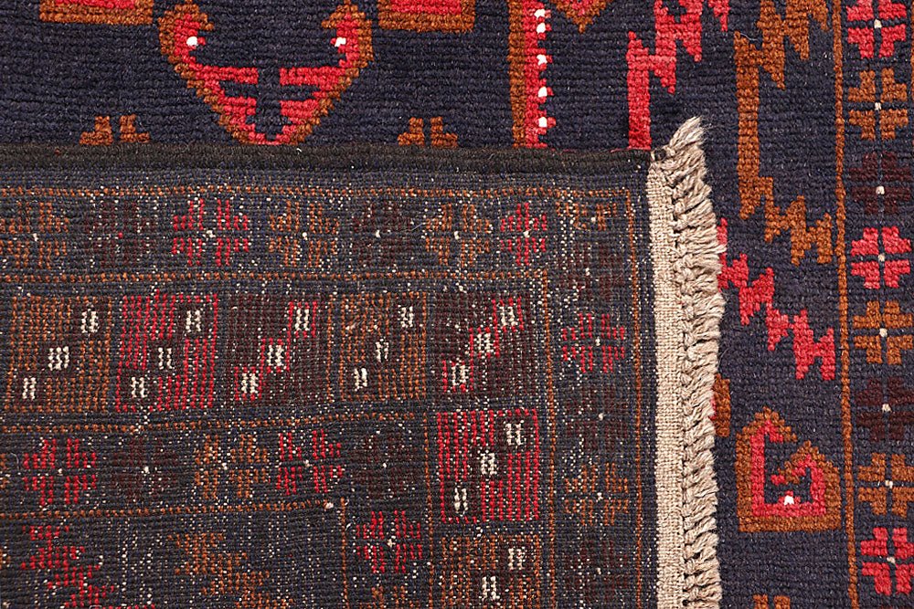 Light Slate Grey Baluchi 3' 7 x 6' 4 - No. 64315 - ALRUG Rug Store