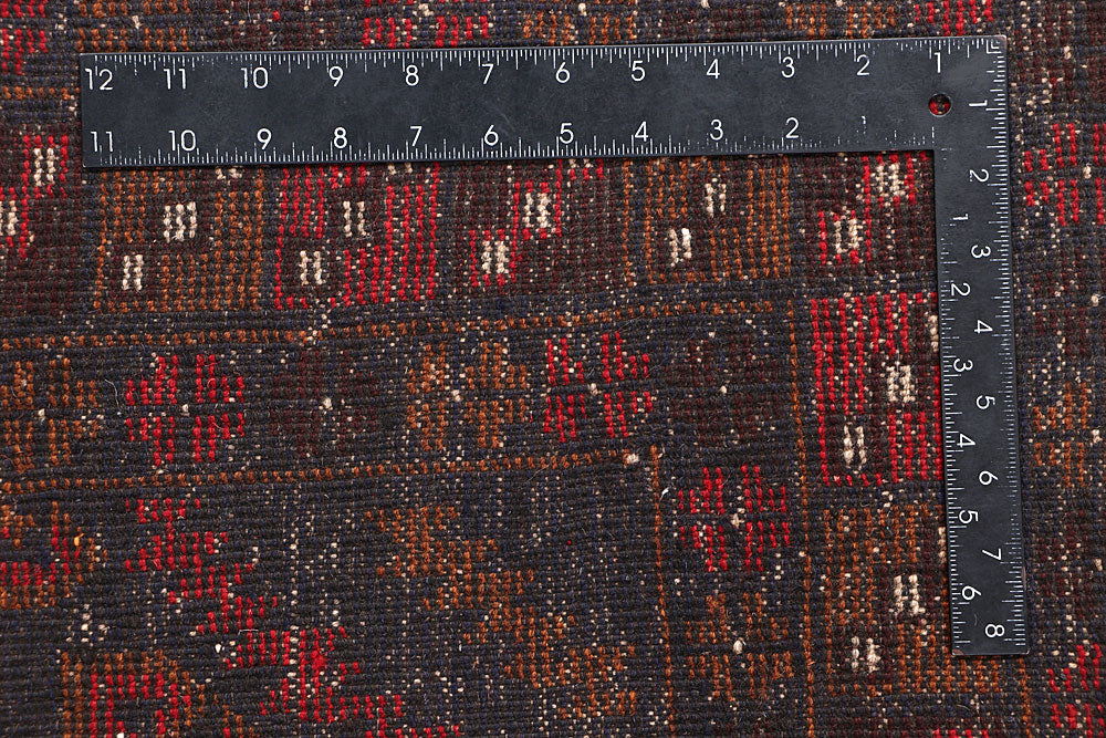 Light Slate Grey Baluchi 3' 7 x 6' 4 - No. 64315 - ALRUG Rug Store