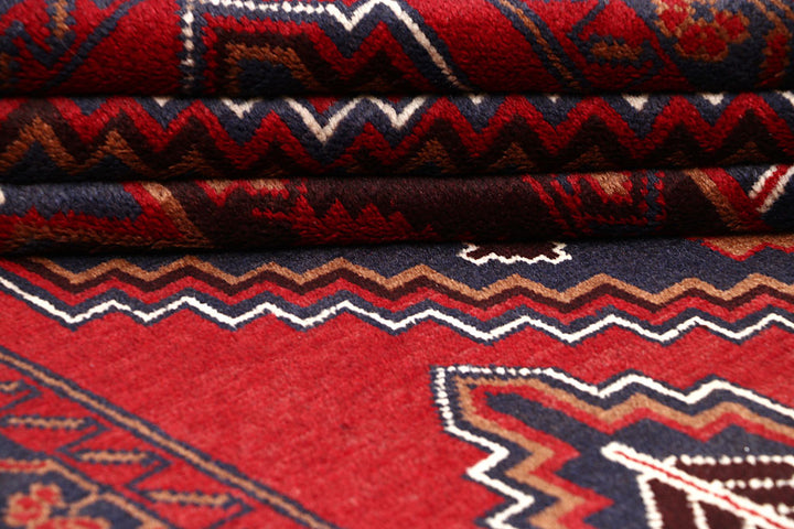 Firebrick Baluchi 3' 5 x 6' 4 - No. 64316 - ALRUG Rug Store