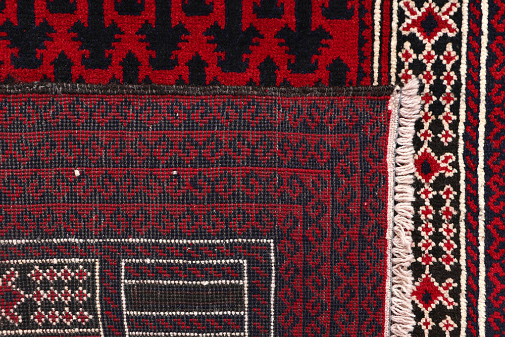 Firebrick Baluchi 3' 3 x 6' 5 - No. 64318 - ALRUG Rug Store