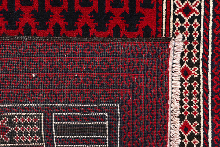 Firebrick Baluchi 3' 3 x 6' 5 - No. 64318 - ALRUG Rug Store