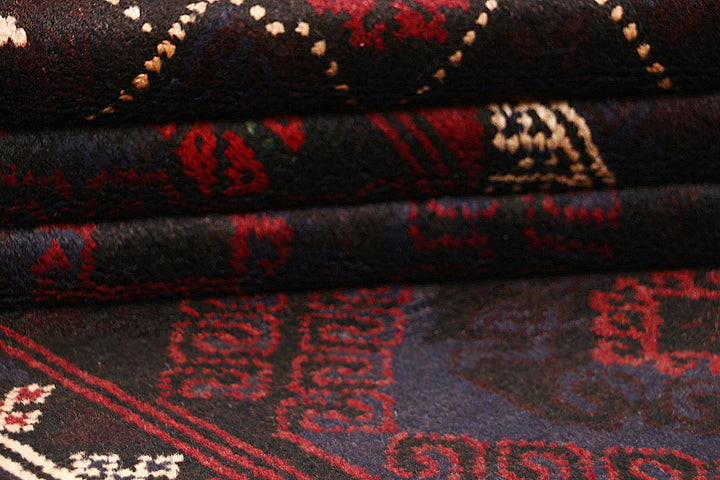 Multi Colored Baluchi 3' 5 x 6' - No. 64319 - ALRUG Rug Store