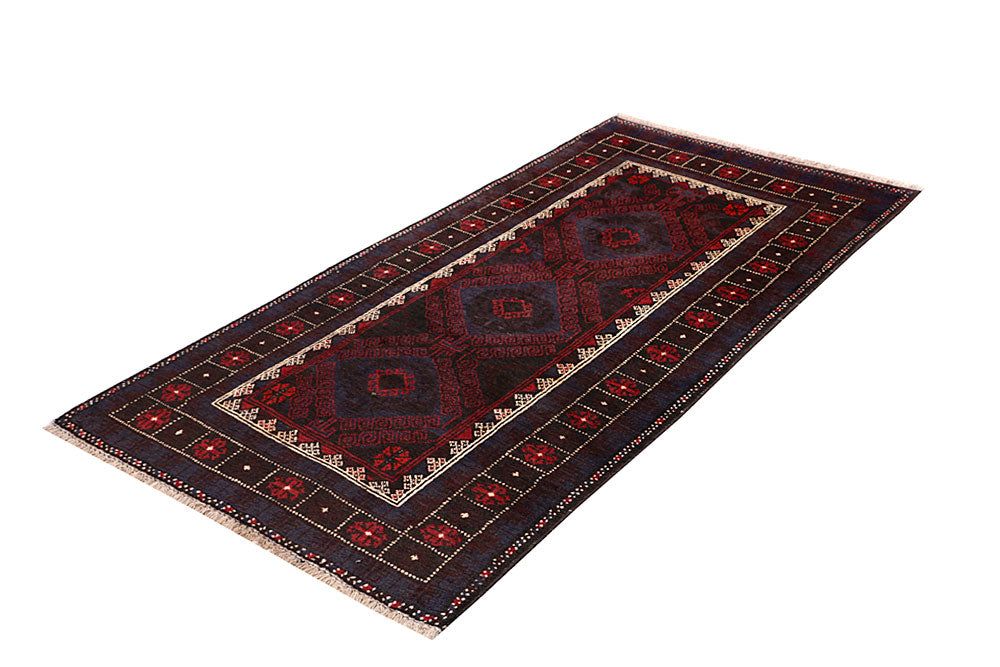Multi Colored Baluchi 3' 5 x 6' - No. 64319 - ALRUG Rug Store