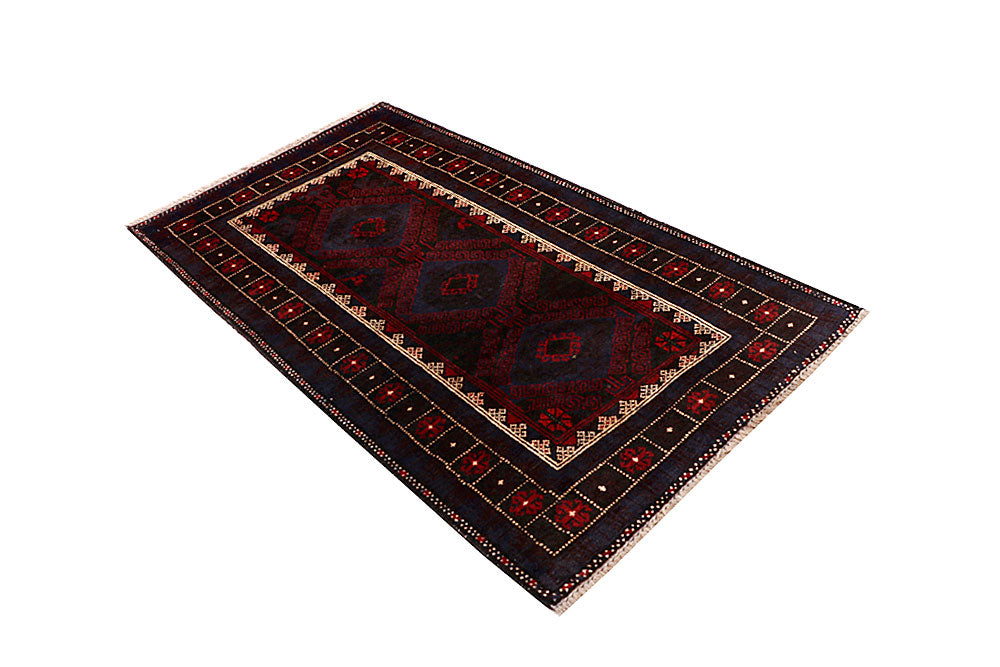 Multi Colored Baluchi 3' 5 x 6' - No. 64319 - ALRUG Rug Store