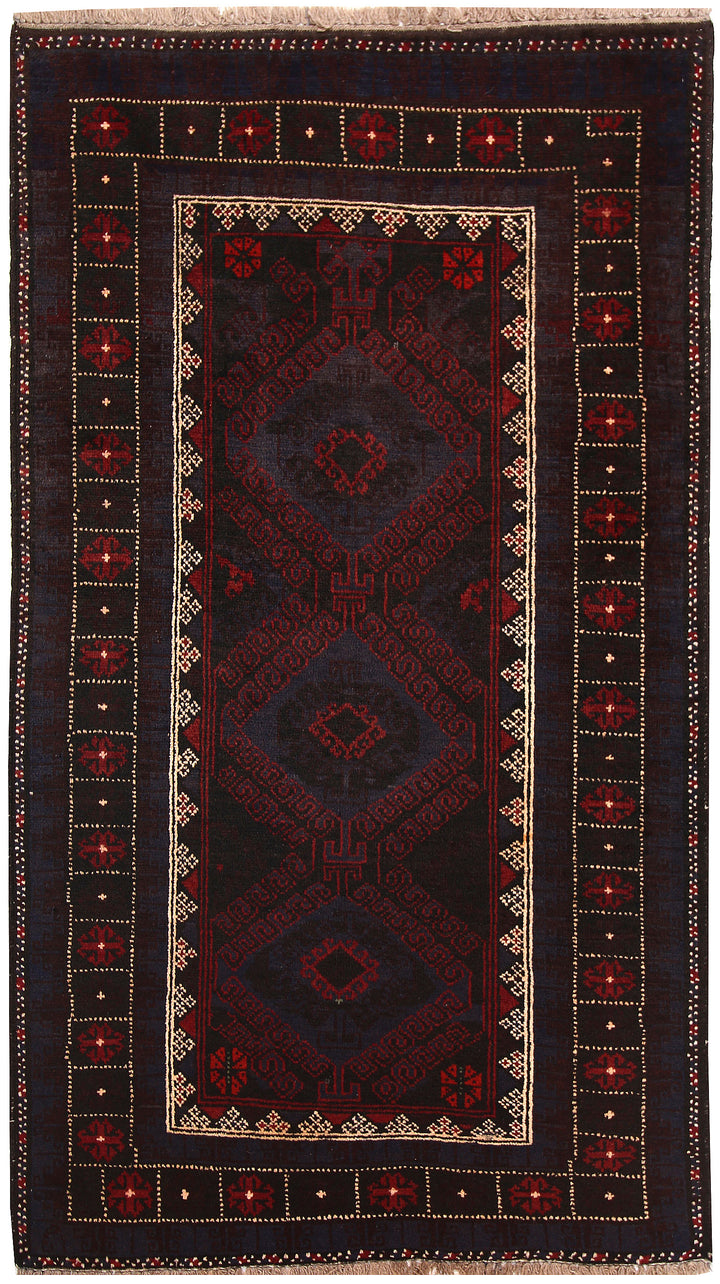 Multi Colored Baluchi 3' 5 x 6' - No. 64319 - ALRUG Rug Store
