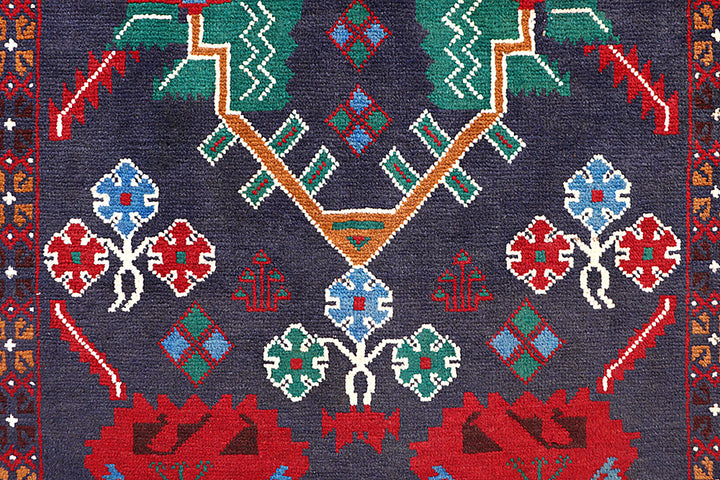 Dark Blue Baluchi 3' 5 x 6' 5 - No. 64320 - ALRUG Rug Store