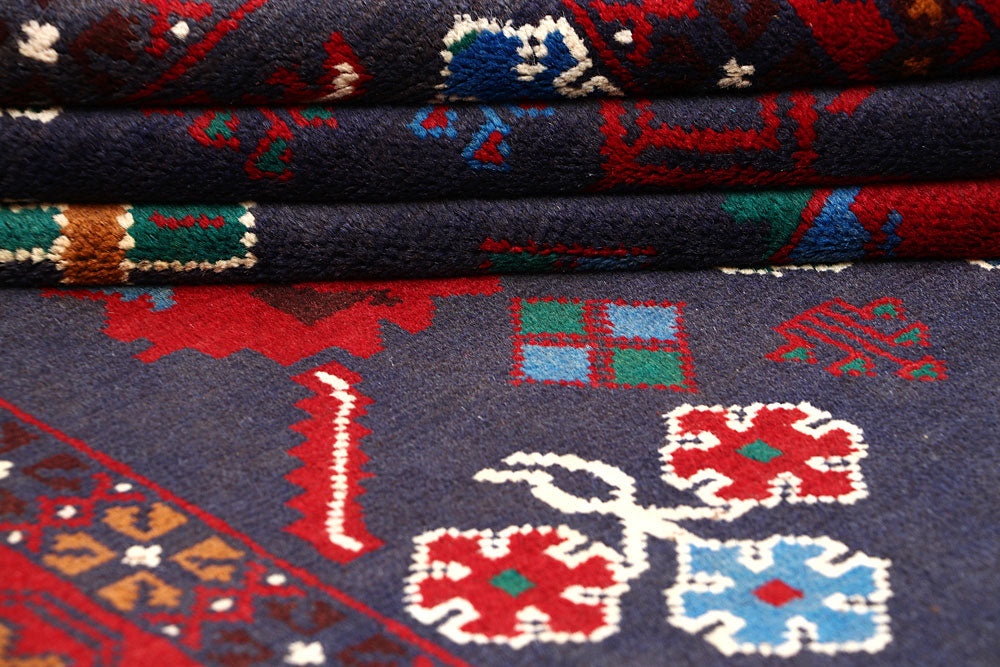 Dark Blue Baluchi 3' 5 x 6' 5 - No. 64320 - ALRUG Rug Store