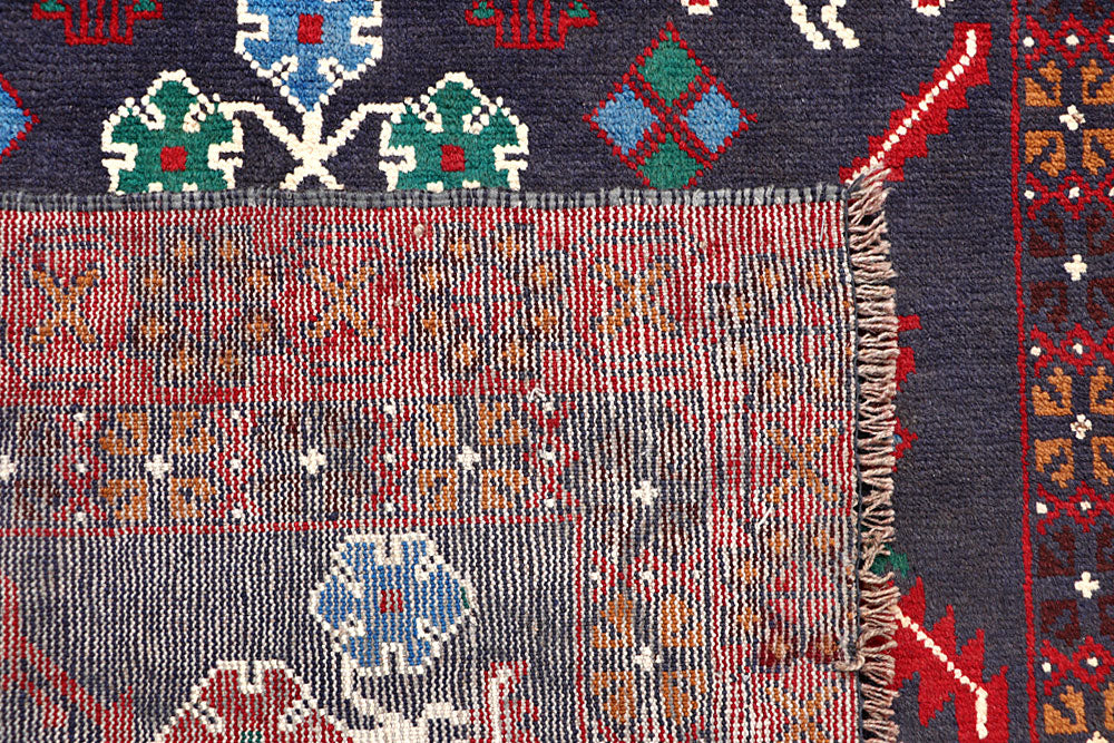 Dark Blue Baluchi 3' 5 x 6' 5 - No. 64320 - ALRUG Rug Store