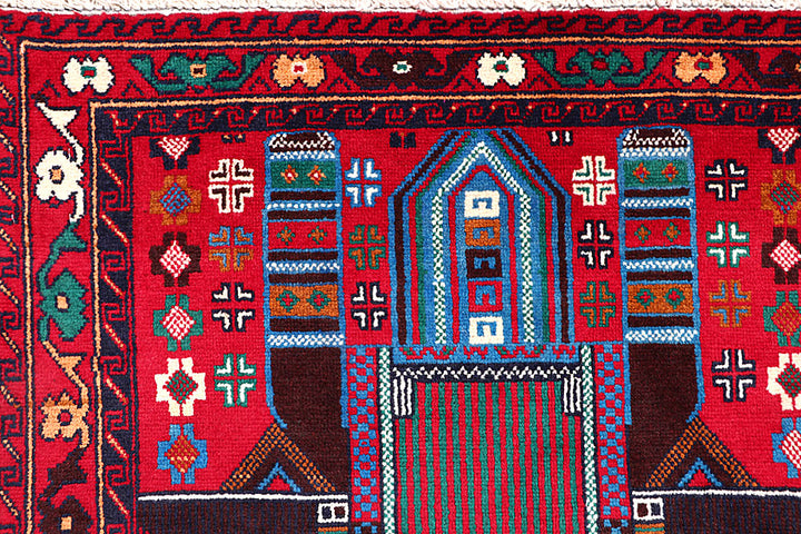 Red Baluchi 3' 1 x 5' 11 - No. 64321 - ALRUG Rug Store