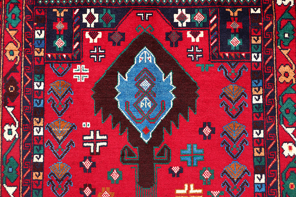 Red Baluchi 3' 1 x 5' 11 - No. 64321 - ALRUG Rug Store
