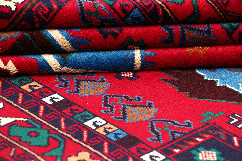 Red Baluchi 3' 1 x 5' 11 - No. 64321 - ALRUG Rug Store