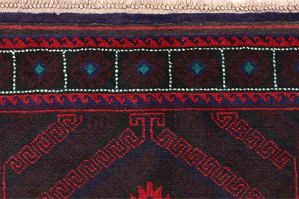 Multi Colored Baluchi 3' 7 x 6' 1 - No. 64322 - ALRUG Rug Store