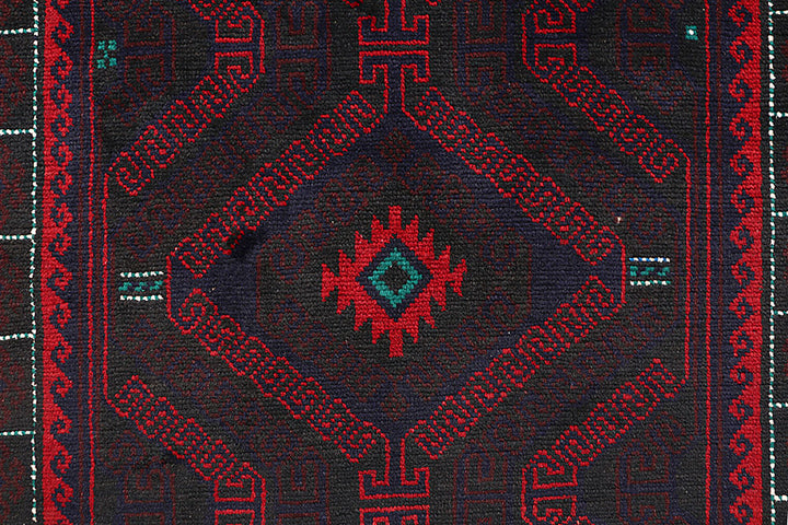 Multi Colored Baluchi 3' 7 x 6' 1 - No. 64322 - ALRUG Rug Store