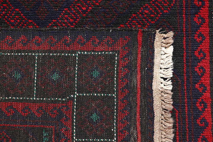 Multi Colored Baluchi 3' 7 x 6' 1 - No. 64322 - ALRUG Rug Store