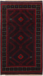 Multi Colored Baluchi 3' 7 x 6' 1 - No. 64322 - ALRUG Rug Store