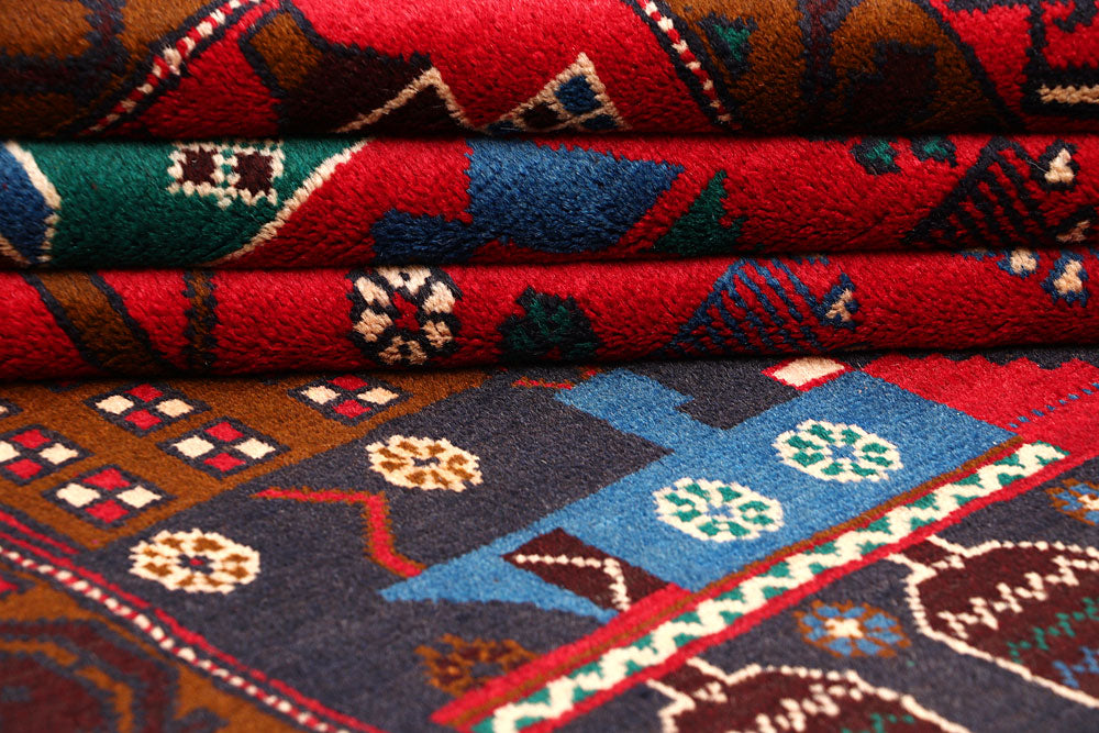 Multi Colored Baluchi 3' 5 x 6' 1 - No. 64324 - ALRUG Rug Store