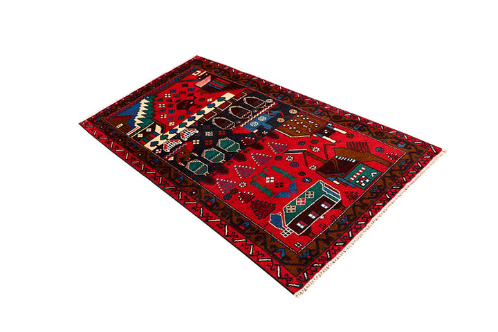 Multi Colored Baluchi 3' 5 x 6' 1 - No. 64324 - ALRUG Rug Store
