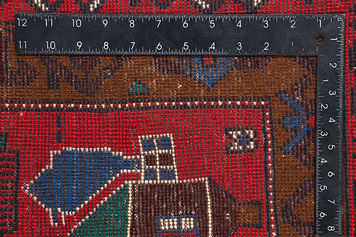 Multi Colored Baluchi 3' 5 x 6' 1 - No. 64324 - ALRUG Rug Store