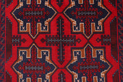 Firebrick Baluchi 3' 6 x 6' - No. 64326 - ALRUG Rug Store