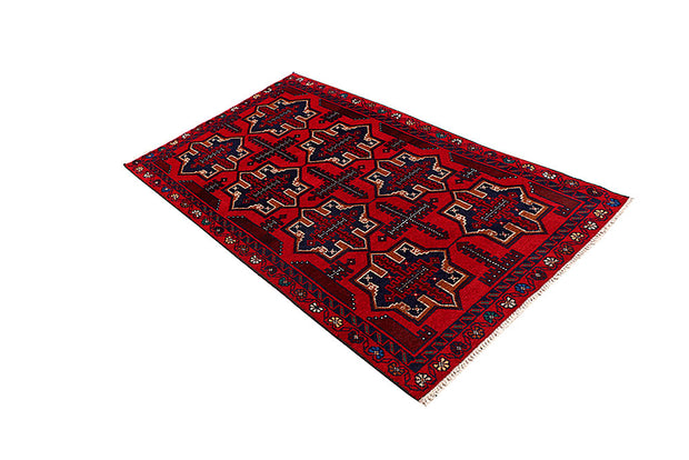 Firebrick Baluchi 3' 6 x 6' - No. 64326 - ALRUG Rug Store