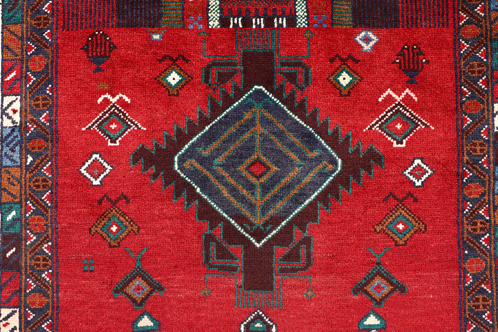 Firebrick Baluchi 3' 5 x 6' - No. 64328 - ALRUG Rug Store