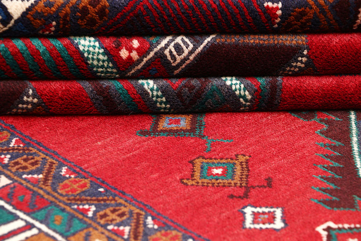 Firebrick Baluchi 3' 5 x 6' - No. 64328 - ALRUG Rug Store