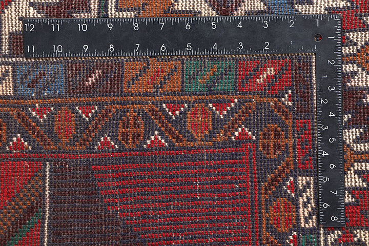 Firebrick Baluchi 3' 5 x 6' - No. 64328 - ALRUG Rug Store