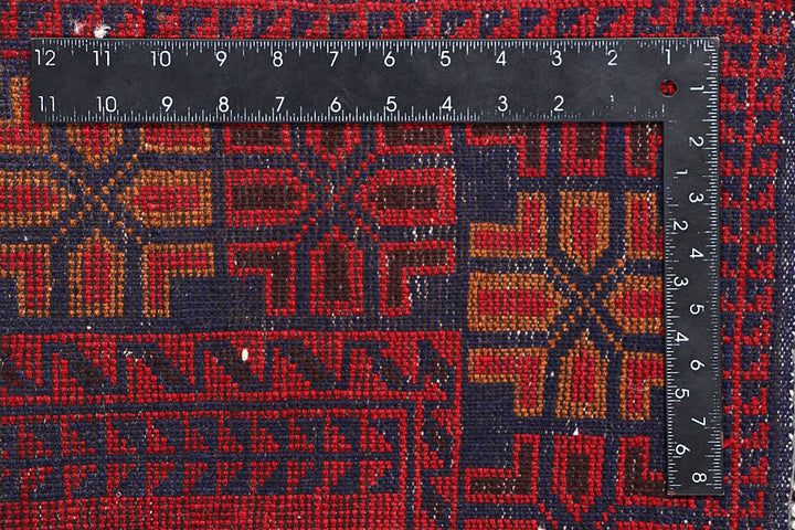 Firebrick Baluchi 3' 5 x 6' 3 - No. 64329 - ALRUG Rug Store