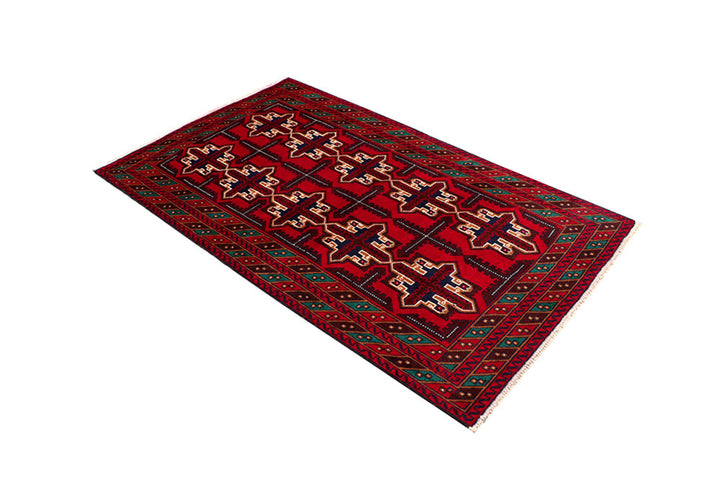 Firebrick Baluchi 3' 6 x 6' 2 - No. 64330 - ALRUG Rug Store