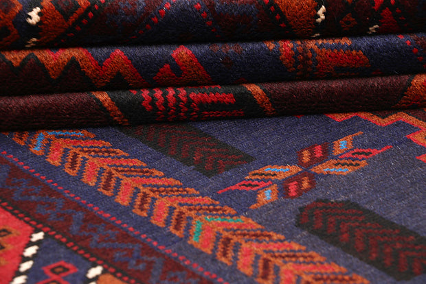 Multi Colored Baluchi 3' 7 x 6' 1 - No. 64331 - ALRUG Rug Store
