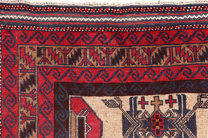 Multi Colored Baluchi 3' 8 x 6' 3 - No. 64333 - ALRUG Rug Store