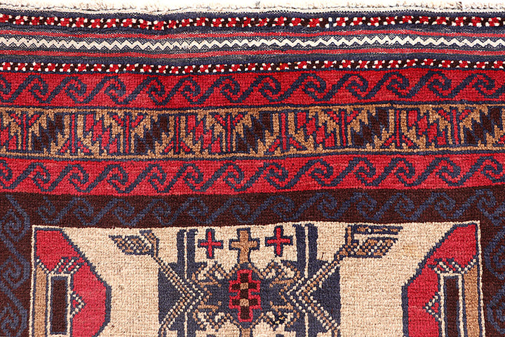 Multi Colored Baluchi 3' 8 x 6' 3 - No. 64333 - ALRUG Rug Store