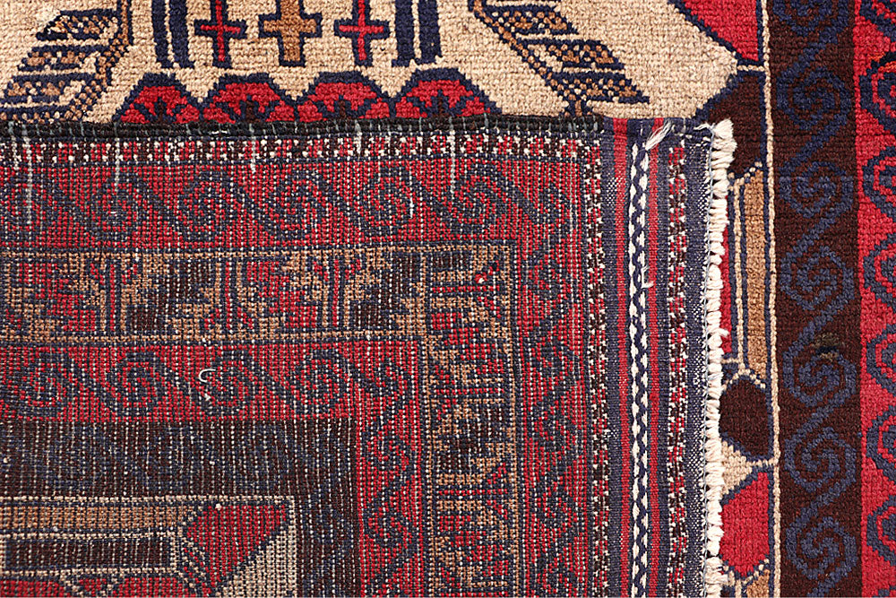 Multi Colored Baluchi 3' 8 x 6' 3 - No. 64333 - ALRUG Rug Store