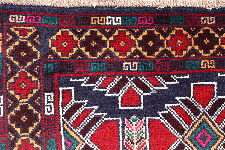 Multi Colored Baluchi 3' 10 x 6' 4 - No. 64336 - ALRUG Rug Store