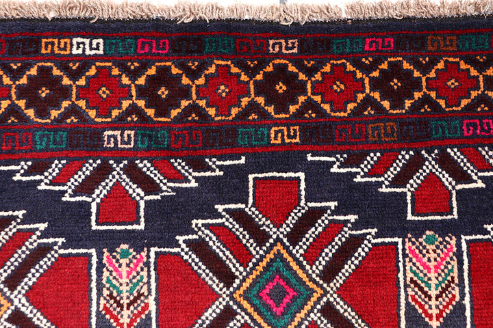 Multi Colored Baluchi 3' 10 x 6' 4 - No. 64336 - ALRUG Rug Store