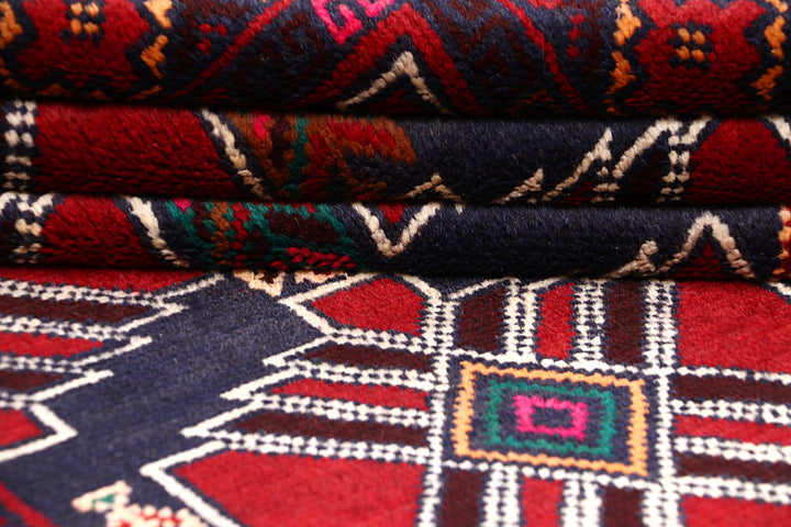 Multi Colored Baluchi 3' 10 x 6' 4 - No. 64336 - ALRUG Rug Store